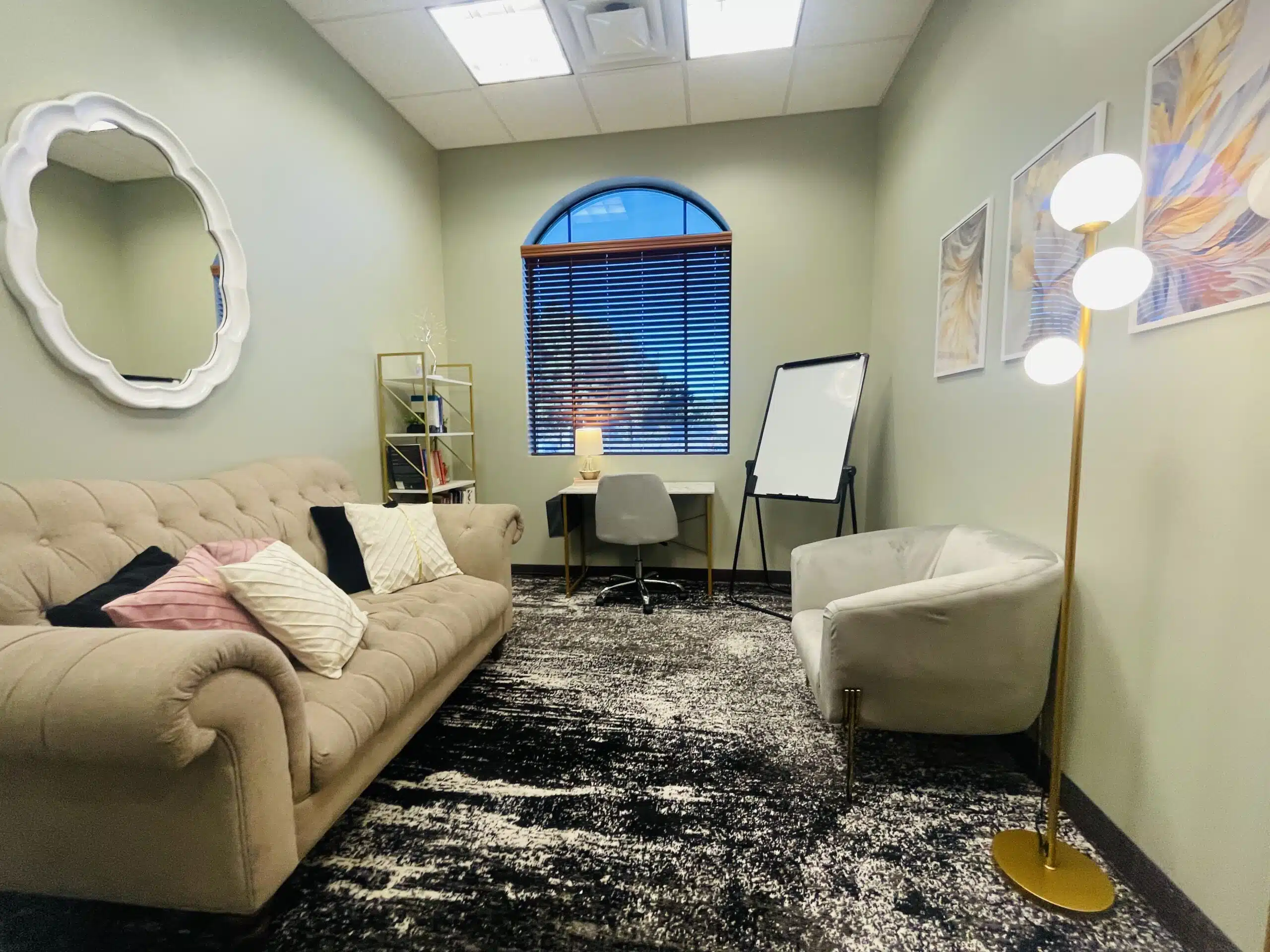 Mesa Family Therapy Office Cozy in-person office for family therapy in Mesa, AZ