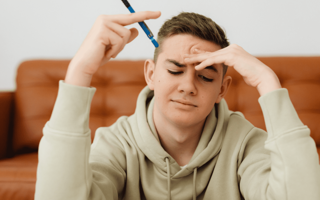 a teen boy in need of teen counseling